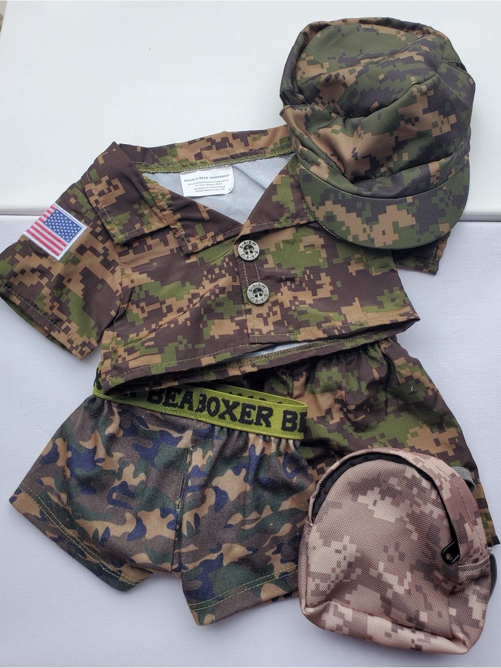 Build-A-Bear Digital Camo Outfit - 5 piece